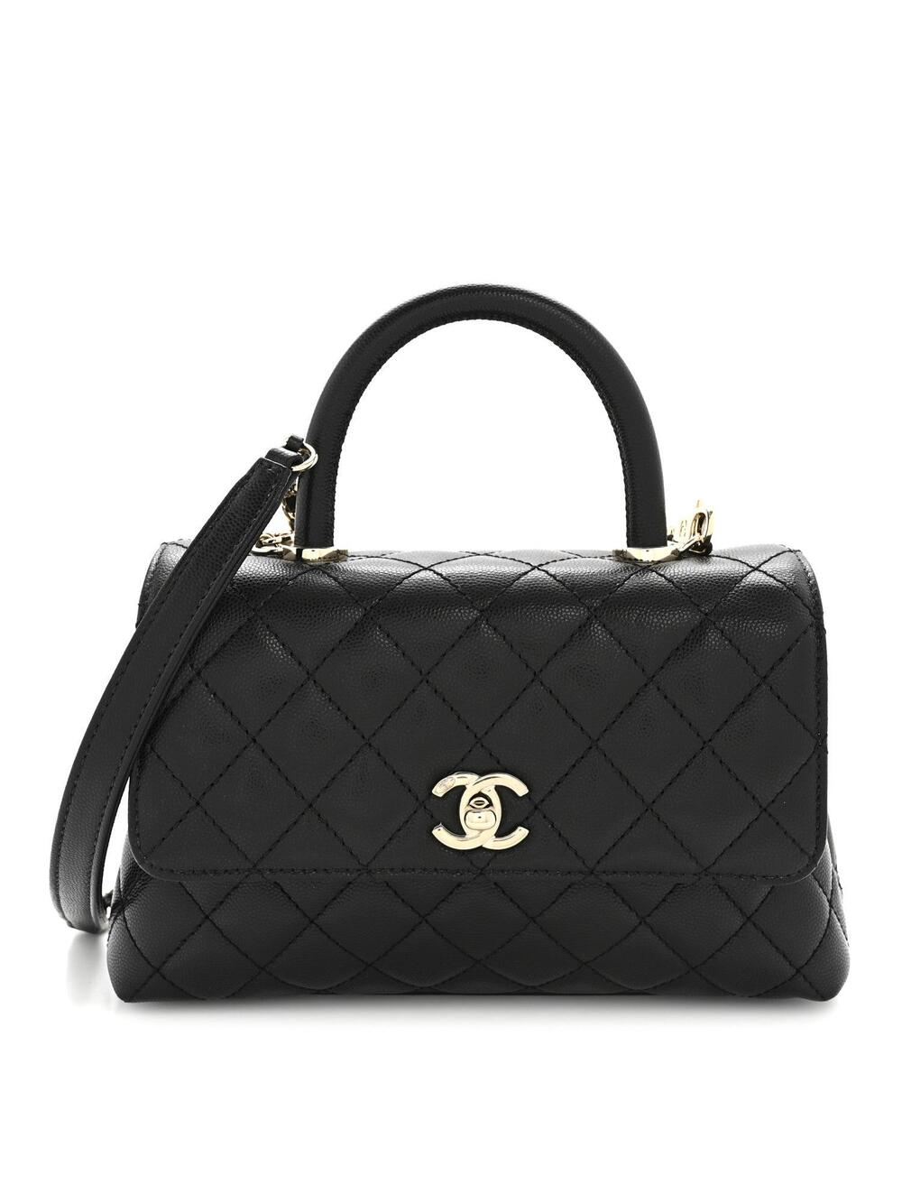 Chanel Caviar Quilted Mini Coco Handle #330087C64B